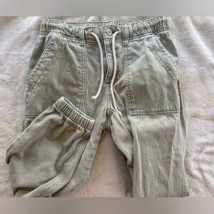 American Eagle Outfitters Light Olive Jogger Pants